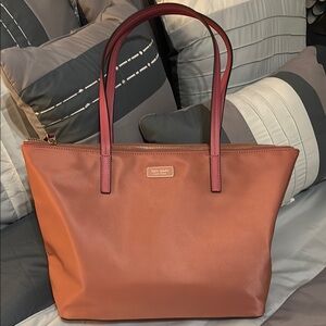 NWOT Kate Spade Rose Nylon Tote